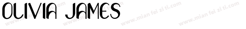 OLIVIA JAMES字体转换